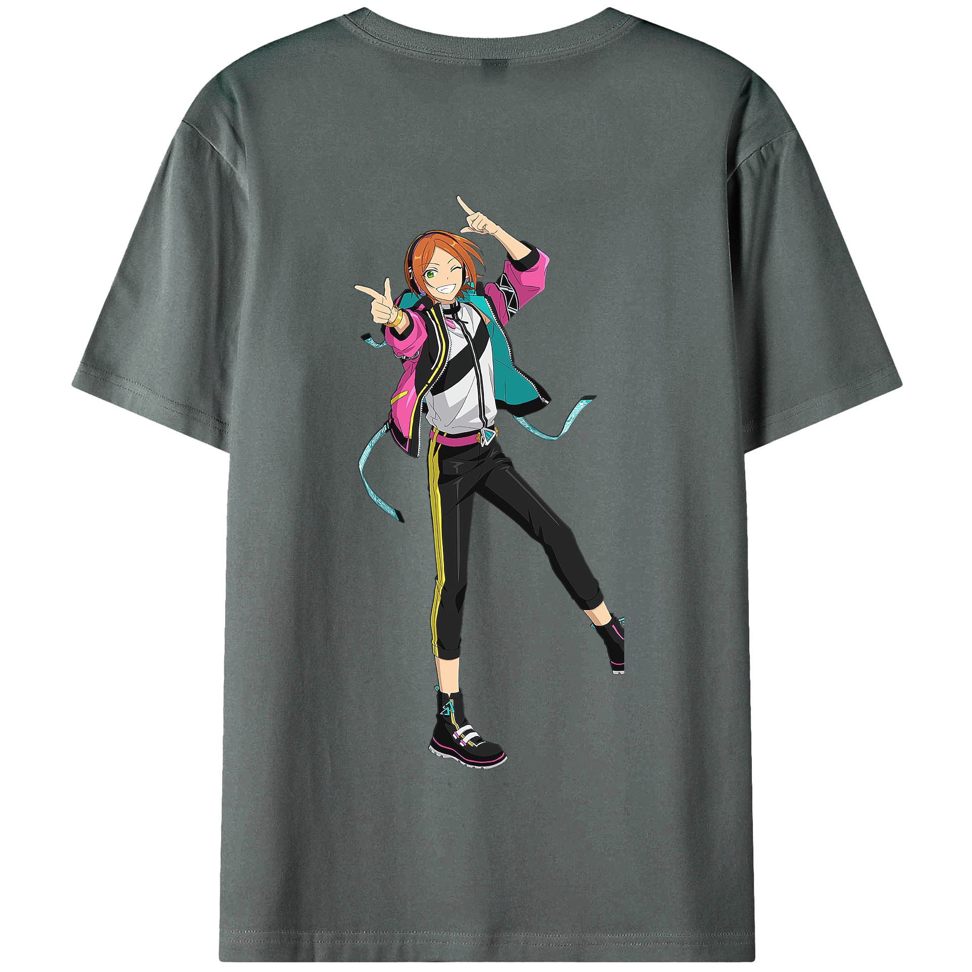 （画像用） あんさんぶるスターズ! Ensemble Stars 綿100％半袖Tシャツ（背面プリント）
